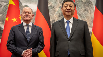 Kanzler Scholz trifft Präsident Xi auf Staatsbesuch in China