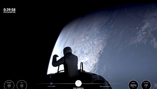 Weltraum-Kurzausflug bei «Polaris Dawn» erfolgreich