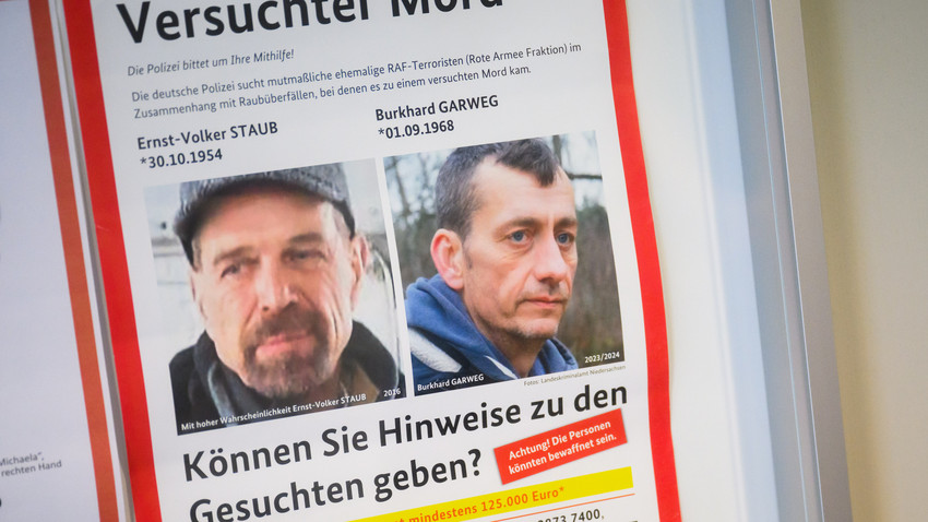 Berlin: Überprüfte Person ist nicht Ex-RAF-Terrorist Garweg
