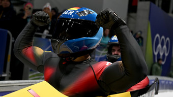 Olympia: Gießener Bob-Pilot Adam Ammour holt Bronze