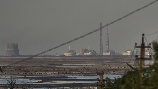 Drohnenangriffe auf Atomkraftwerk Saporischschja in der Ukraine