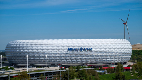 Allianz Arena auf Sydney Marathon Medaille