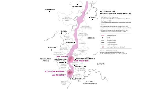„Rhein-Main-Link“ soll Wind-Strom von der Nordsee nach Hessen bringen