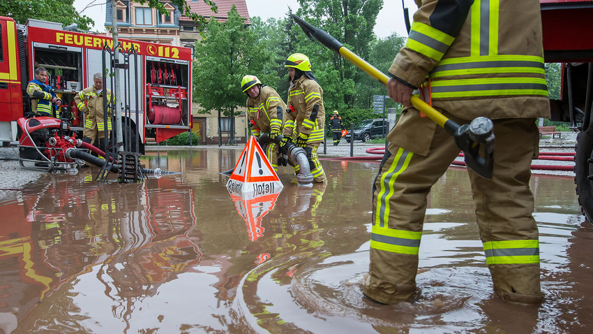 Regenchaos in Hessen: Wiesbaden besonders betroffen