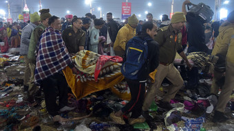 Pilgerfest in Indien: 30 Menschen bei Massenpanik gestorben