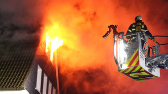 Einfamilienhaus in Leun in Flammen: 500.000€ Schaden