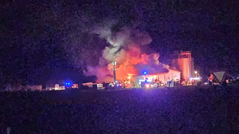 Lagerhalle in Wettenberg-Wißmar abgebrannt