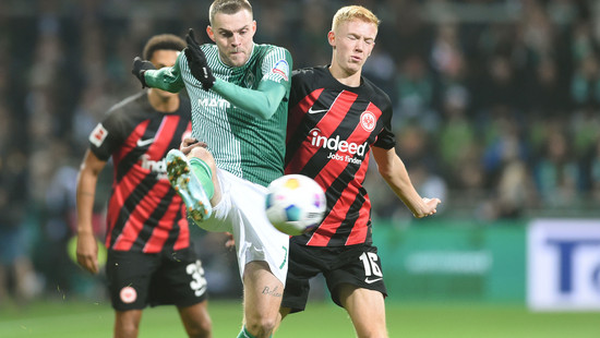 Eintracht Frankfurt spielt Unentschieden gegen Werder Bremen