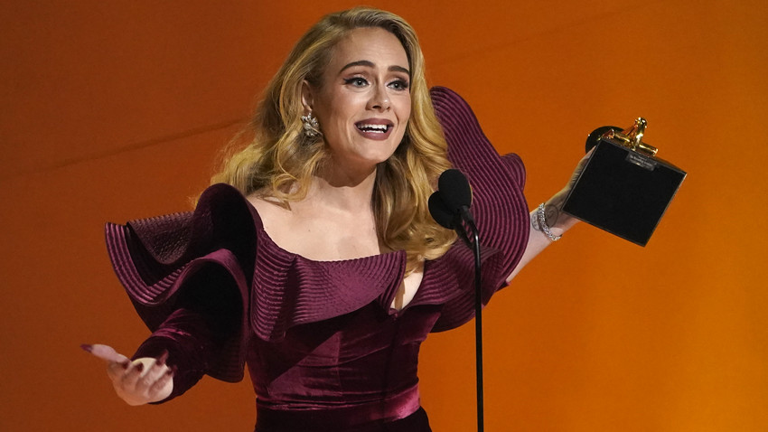 adele: verteidigt fan gegen security