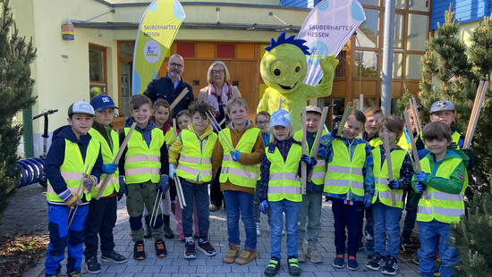 "Sauberhafter Kindertag" 2025 in Hessen: Kitas machen Umweltaktion