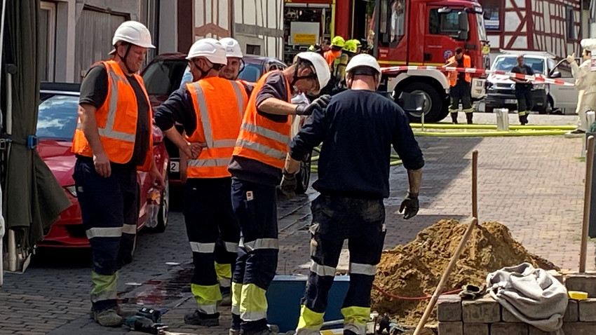 Gasleck in Bad Camberg ist gesichert - Anwohner dürfen zurück
