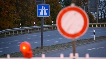 A4 bei Bad Hersfeld über das Wochenende voll gesperrt