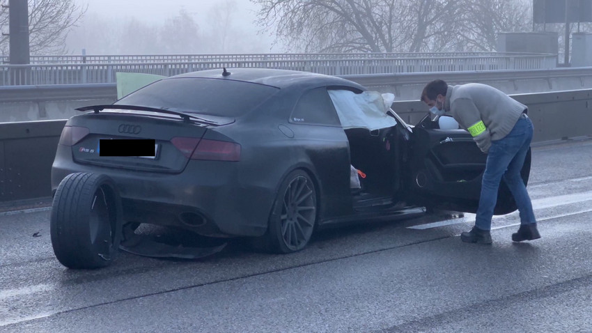 Fahndung nach Hofheimer Automatensprengung & Unfall bei Mainz beendet