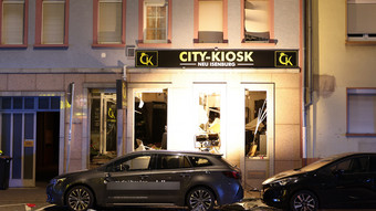 Explosion in Kiosk in Neu-Isenburg: Polizei geht von Vorsatz aus