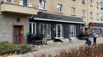 Explosion in Offenbach vor Shisha-Bar in Berliner Straße