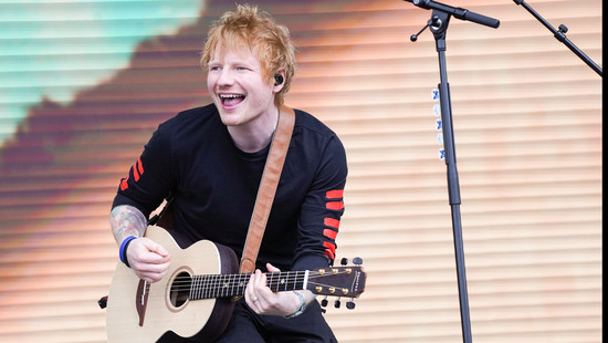 ed sheeran: bei em-spiel in frankfurt