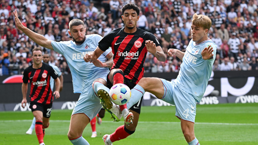 Neuzugang Nkounkou trifft: Eintracht Frankfurt mit Remis gegen Köln