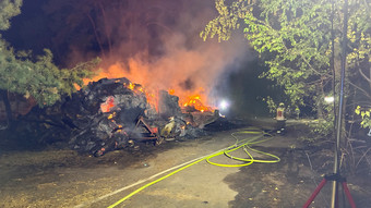 Reiterhof Brand von Heusenstamm Frau im Verdacht