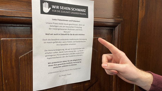 Ärzte-Proteste: In Hessen bleiben viele Praxen zu