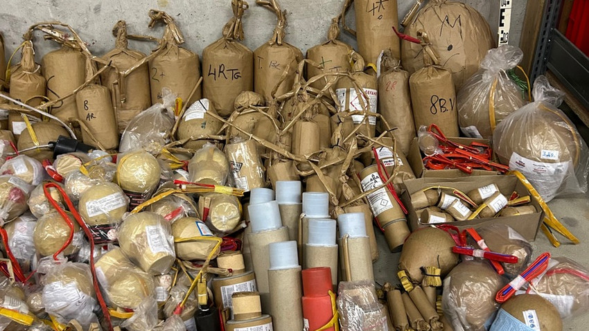 Frankfurter Zoll findet 500 Kilo illegalen Sprengstoff in Groß-Gerau