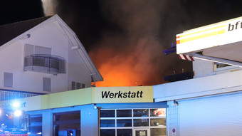 Feuer in Lautertal: Millionenschaden nach Werkstattbrand