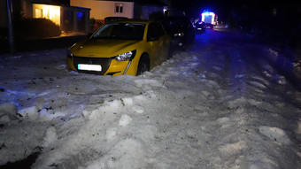 Unwetter in Calden: Hagel so groß wie Tischtennisbälle