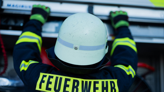 Scheunenbrand in Höchst im Odenwald