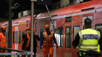 Bahn-Oberleitung in Riedstadt-Wolfskehlen gerissen - niemand verletzt