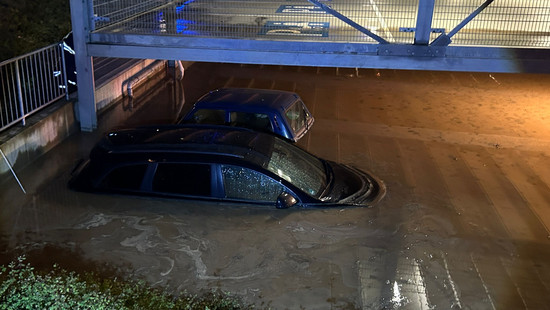 Wassereinbruch im Krankenhaus: So haben die Unwetter Hessen getroffen