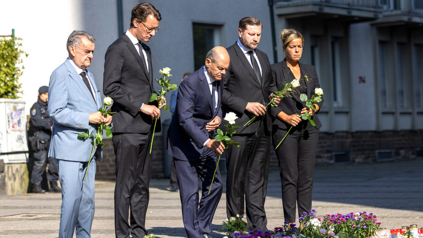 Tödlicher Anschlag in Solingen - Scholz kündigt Konsequenzen an