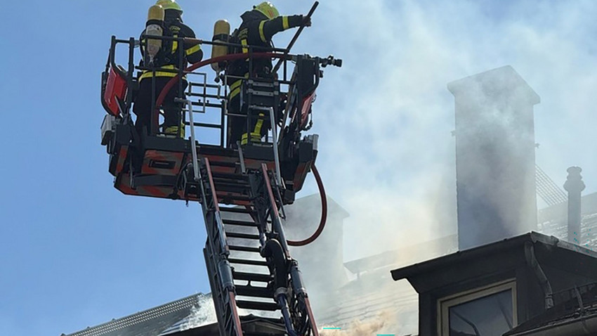 Feuer in Frankfurt: Polizei geht von Brandstiftung aus