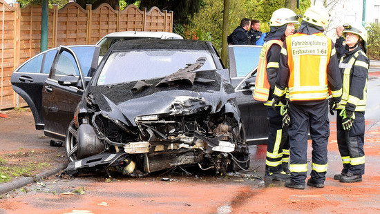 Verfolgungsjagd von Darmstadt nach Erzhausen endet mit Unfall