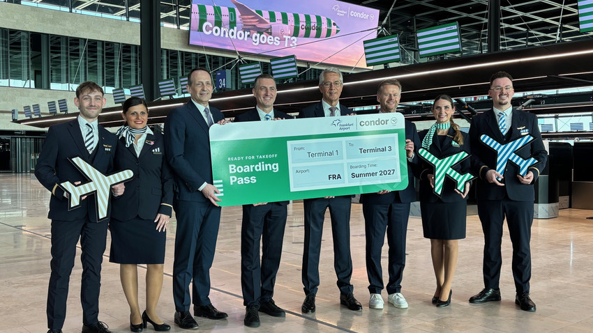 Condor zieht im Sommer 2027 in Frankfurts Terminal 3 ein