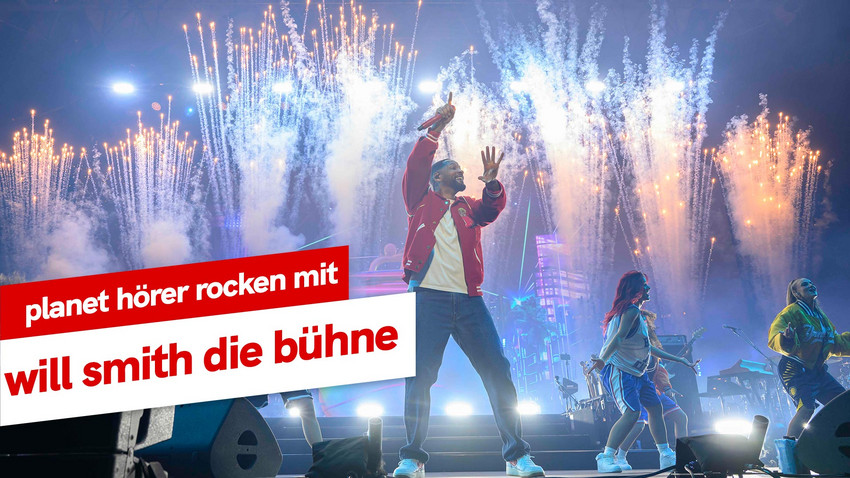 Auf der Bühne mit Will Smith