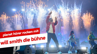 Auf der Bühne mit Will Smith