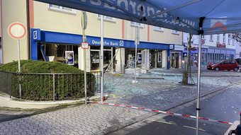 Mann bei Geldautomaten-Sprengung in Offenbach verletzt