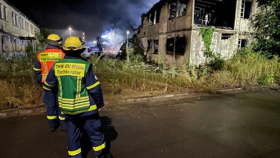 Feuer in Bürokomplex in Mainz - keine Verletzten