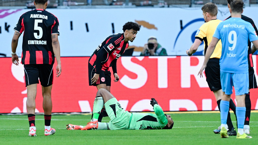 Diagnose ist da: Eintrachts Santos mit Innenbandverletzung