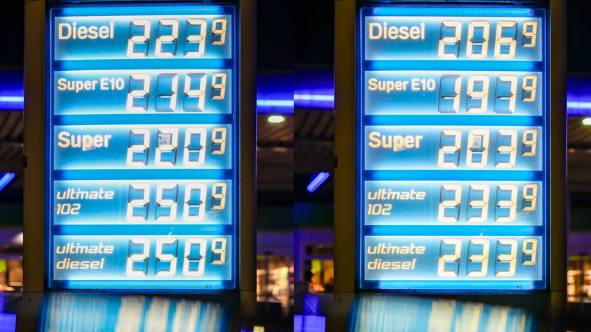 Tankrabatt zeigt erste Wirkung an den Zapfsäulen