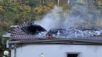 Festnahme nach Supermarkt-Brand in Lautertal mit Millionenschaden