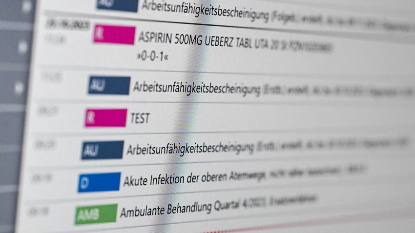Elektronische Patientenakte - wenig Widerspruch