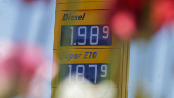 Preis für Diesel fällt unter 2 Euro