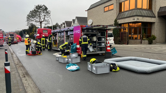Gefahrgut-Unfall in Sulzbach: Drei Menschen betroffen