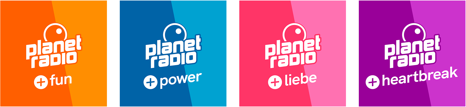 cover-grafiken planet radio plus-kanäle